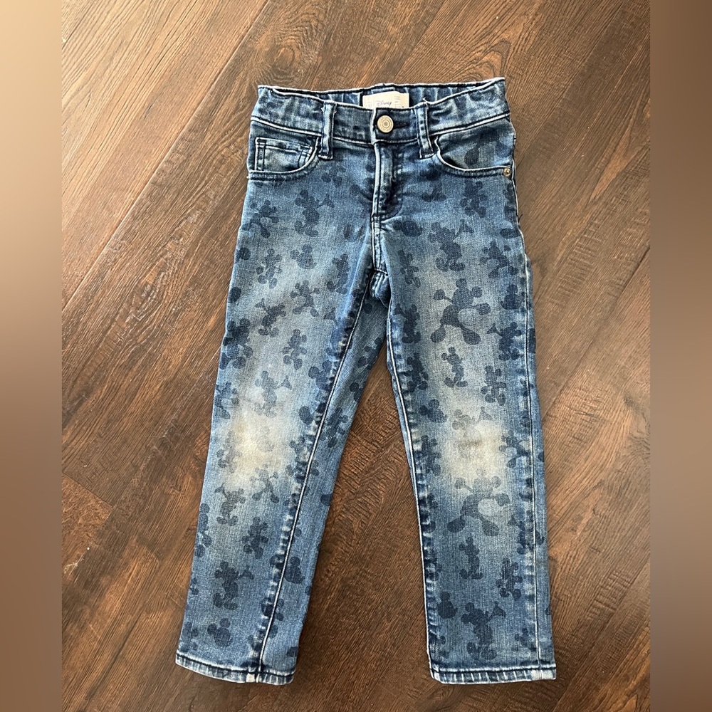 Disney Blue Mickey Denim Jeans for Kids